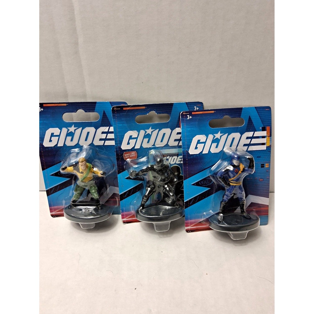 G.I. Joe Duke Cobra Commander Snake Eyes Mixed Lot 3-Pack Carded Sealed 2025